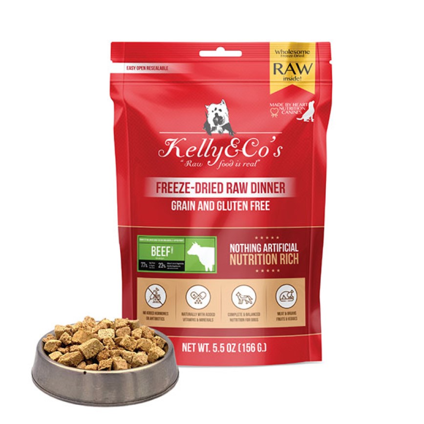 Kelly & Co's 狗糧 凍乾牛肉 5.5oz 156g (KDR/BV156)