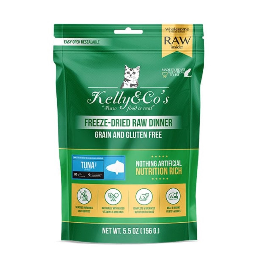 Kelly & Co's 貓糧 凍乾脫水吞拿魚 5.5oz 156g (KCR/T156)