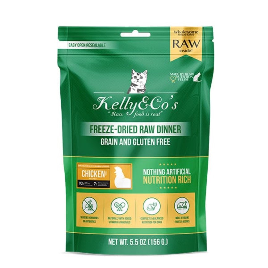 Kelly & Co's 貓糧 凍乾脫水雞肉 5.5oz 156g (KCR/CH156)