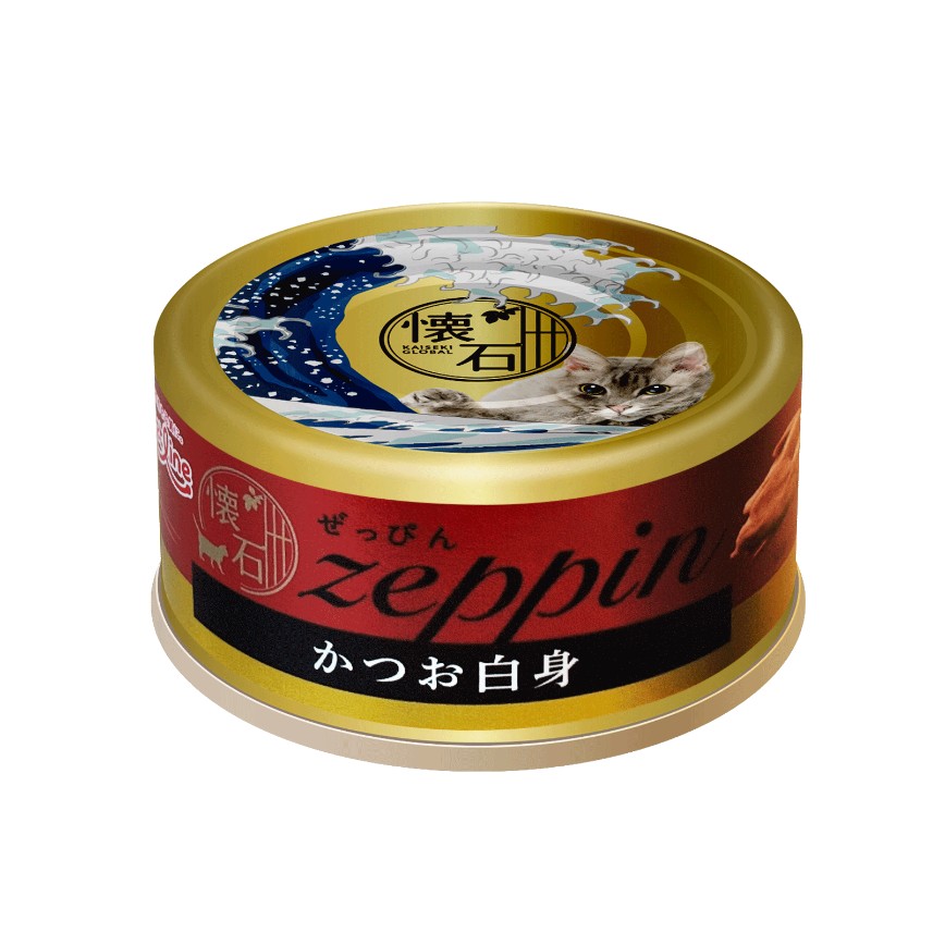 日清 貓罐頭 懷石絕品 白肉吞拿魚 70g (PL-Z120) 圖 1