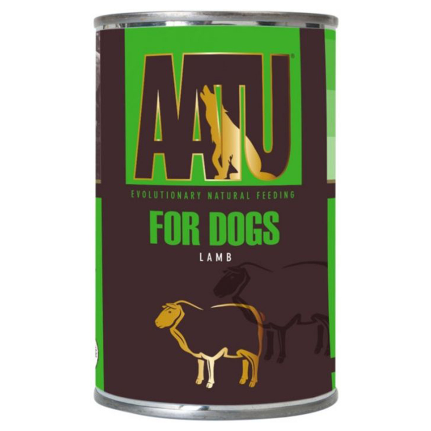 AATU 狗罐頭 全配方狗用主食罐頭系列 90/10/0 羊肉全配方 400g (ATWL400-G) (贈品) 圖 1