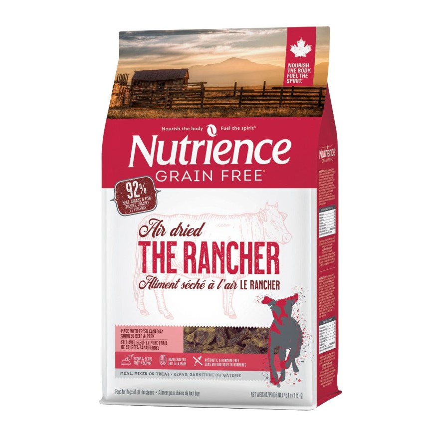 Nutrience 狗糧 無穀物風乾全犬糧 牧場風味 牛+三文魚及豬 1kg (D6007)