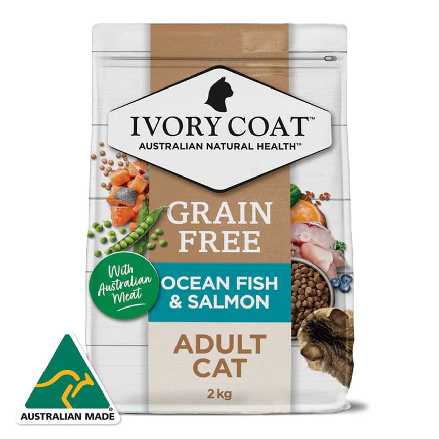 Ivory Coat 貓糧 深海魚和三文魚成貓配方 2kg (新配方) (ICF2K)