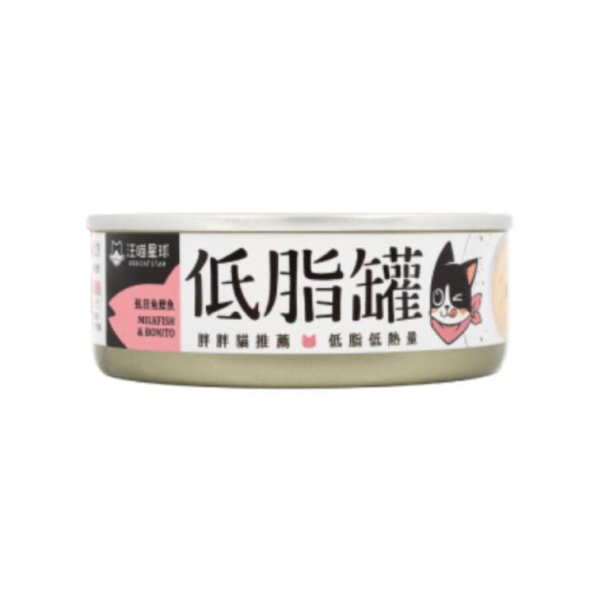 貓 汪喵星球 低脂無膠 虱目魚鰹魚 80g