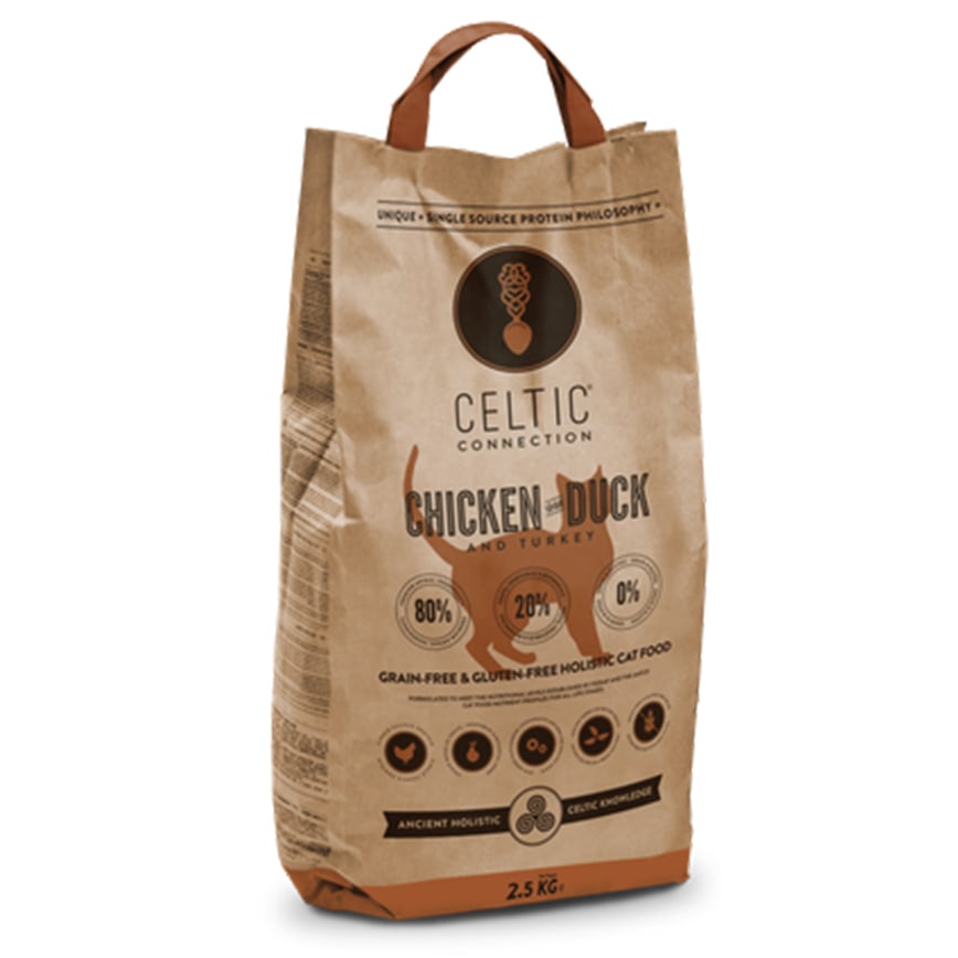 CELTIC CONNECTION 無穀物防敏全貓糧 天然雞肉+鴨肉+火雞肉配方 2.5kg (CCC25)