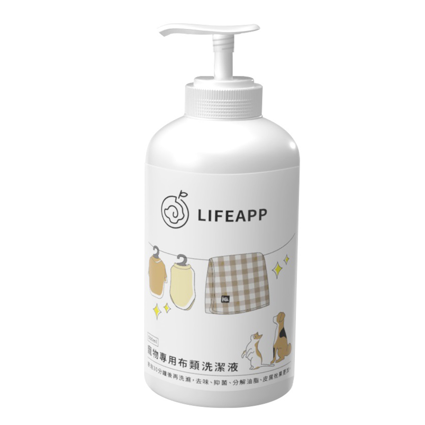 LIFEAPP 寵物專用布類洗潔液 500ml (DCLPCA6SA0489) 圖 1