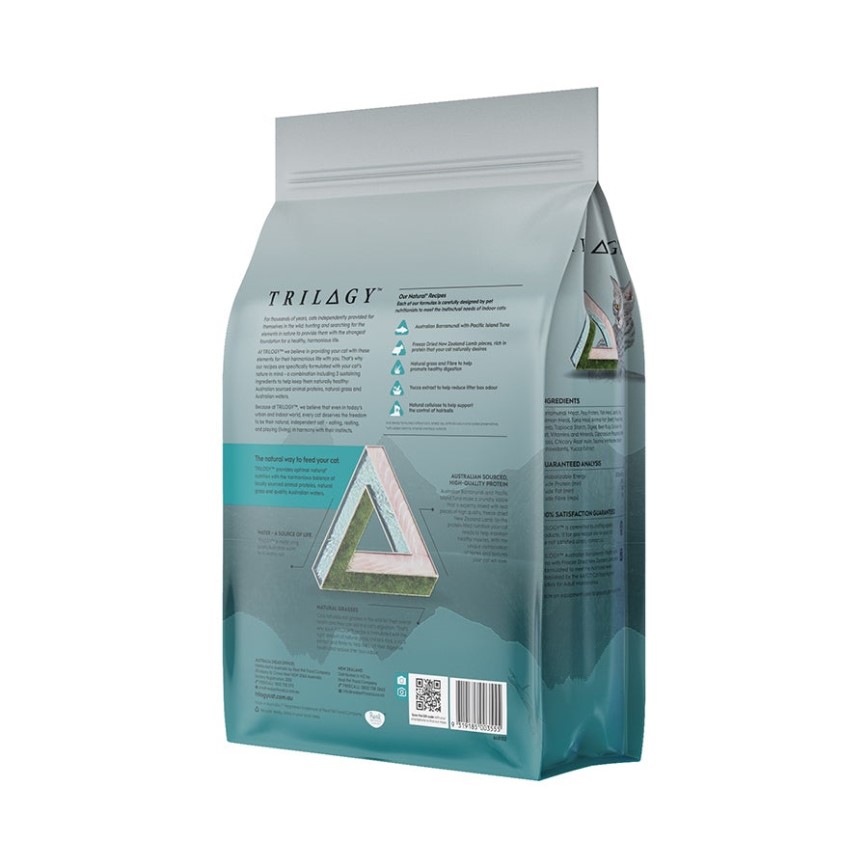 Trilogy 無穀成貓糧 澳洲尖吻鱸及吞拿魚+5%紐西蘭羊肺凍乾 5kg (TRT-003/TRT-002) 圖 2