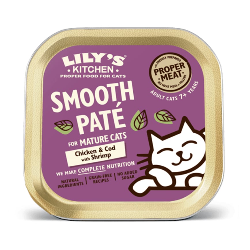 LILY'S KITCHEN 貓主食罐 有機無穀物系列 老貓海陸鮮味餐 85g (CMCC85)