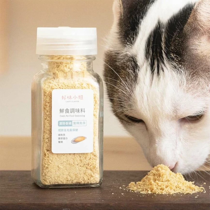 好味小姐 鮮食調味料 濃醇香雞 綠貽貝與鱉精 (關節與毛髮保健) 40g (TBS)