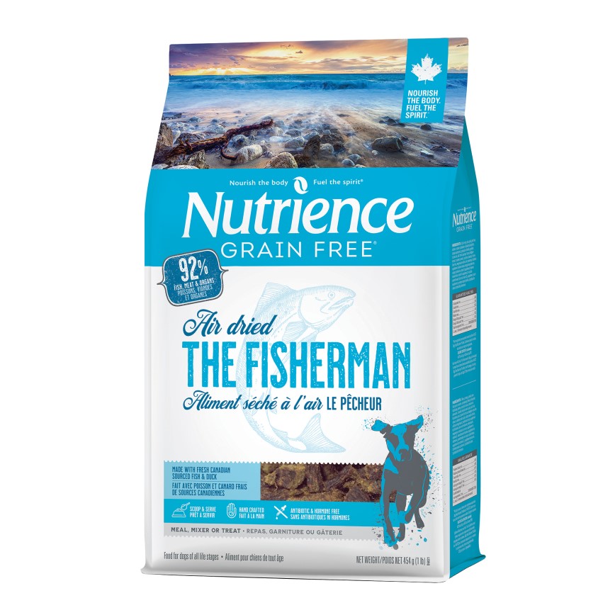 Nutrience 狗糧 無穀物風乾全犬糧 海洋風味 鱈魚、鯡魚及鴨肉 454g (D6021)