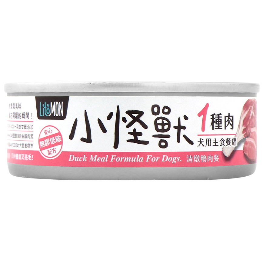 怪獸部落 1種肉狗主食罐 純鴨肉 82g