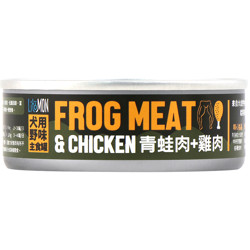 怪獸部落 野味狗主食罐 青蛙雞肉 82g (A030)