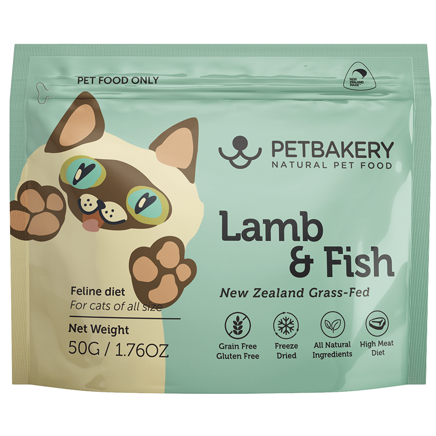 怪獸部落 紐西蘭原肉凍乾貓糧 草飼羊 50g (A222)