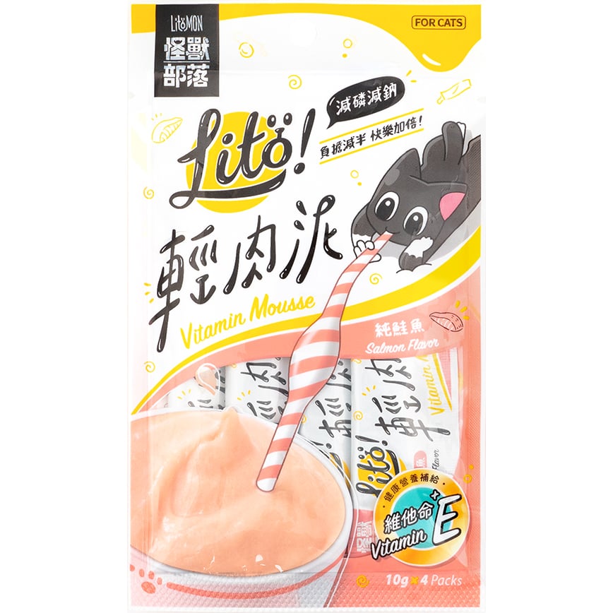 怪獸部落 貓狗零食 純鮭魚 維他命E 40g