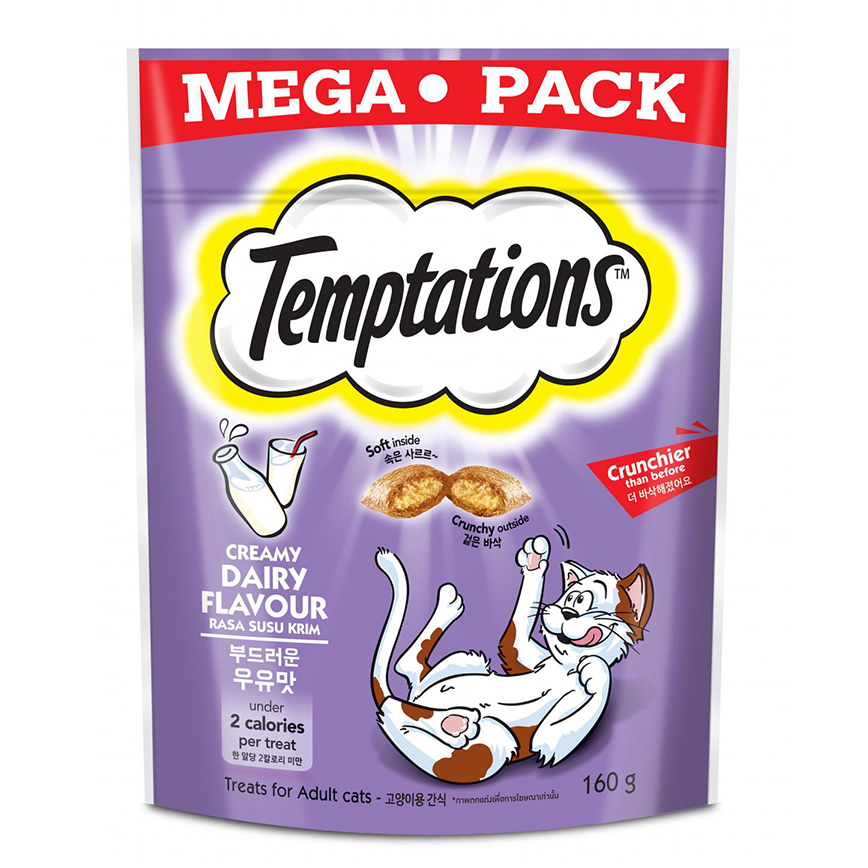 Temptations 貓 香滑牛奶 160g