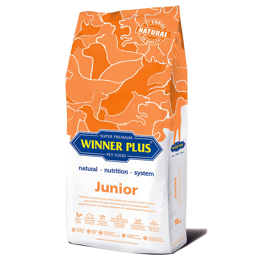WINNER PLUS 狗糧 少年犬配方 雞肉及三文魚及大米 3kg x 4包 (11103)