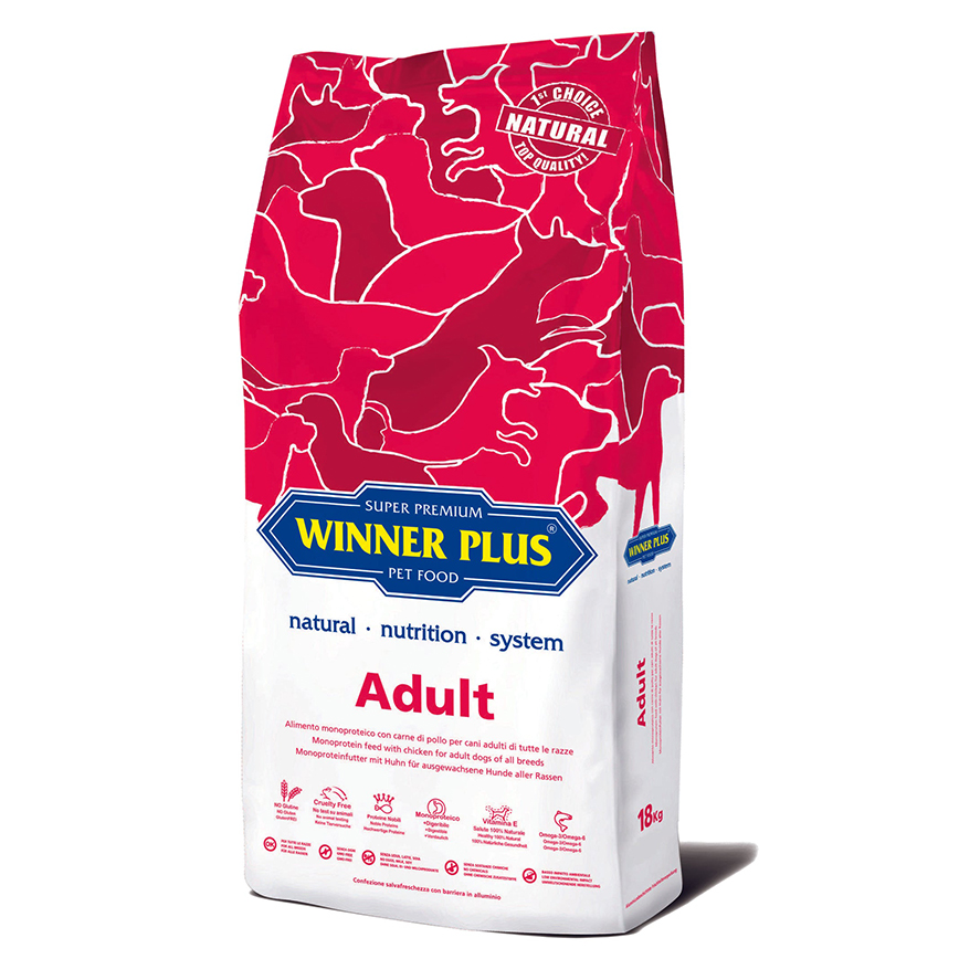 WINNER PLUS 狗糧 成犬配方 雞肉 18kg (12018)