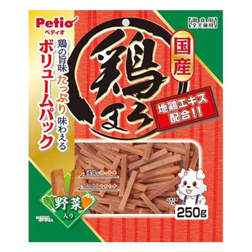 Petio 狗零食 濃郁蒸雞高纖蔬菜 250g