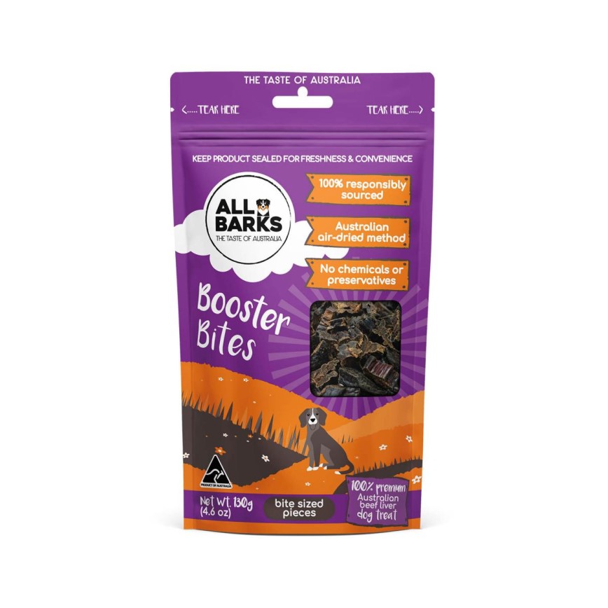 All Barks Booster Bites 牛肝粒狗小食 130g (DTABFAAB003ZZ)