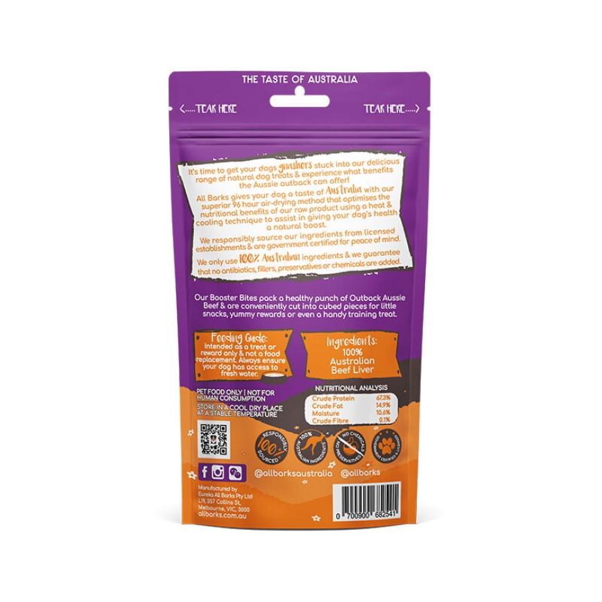 All Barks Booster Bites 牛肝粒狗小食 130g (DTABFAAB003ZZ) 圖 2