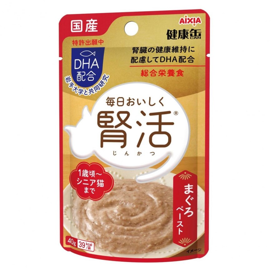 AIXIA 愛喜雅 貓濕糧 健康罐 腎活 吞拿魚醬 40g (KJ-1)