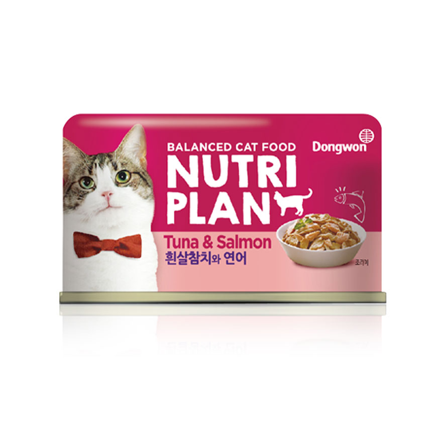 Nutriplan 貓罐頭 營養企劃 韓國低磷主食罐 三文魚及白身吞拿魚 160g (64614/62244) (新舊包裝隨機發貨) 圖 4