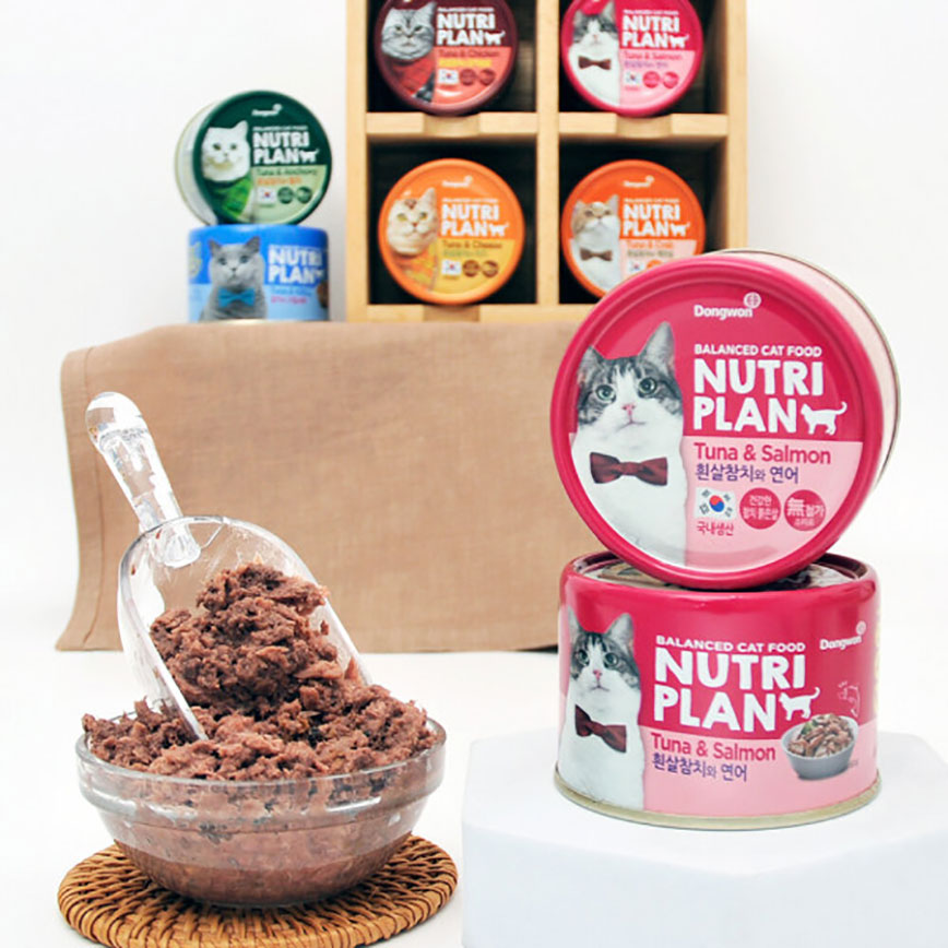 Nutriplan 貓罐頭 營養企劃 韓國低磷主食罐 三文魚及白身吞拿魚 160g (64614/62244) (新舊包裝隨機發貨) 圖 3