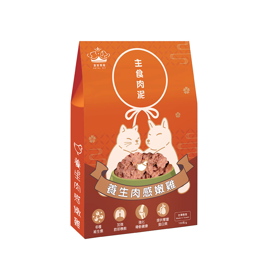 皇室貴寵 養生肉感嫩雞 主食肉泥包 100g (TBS)