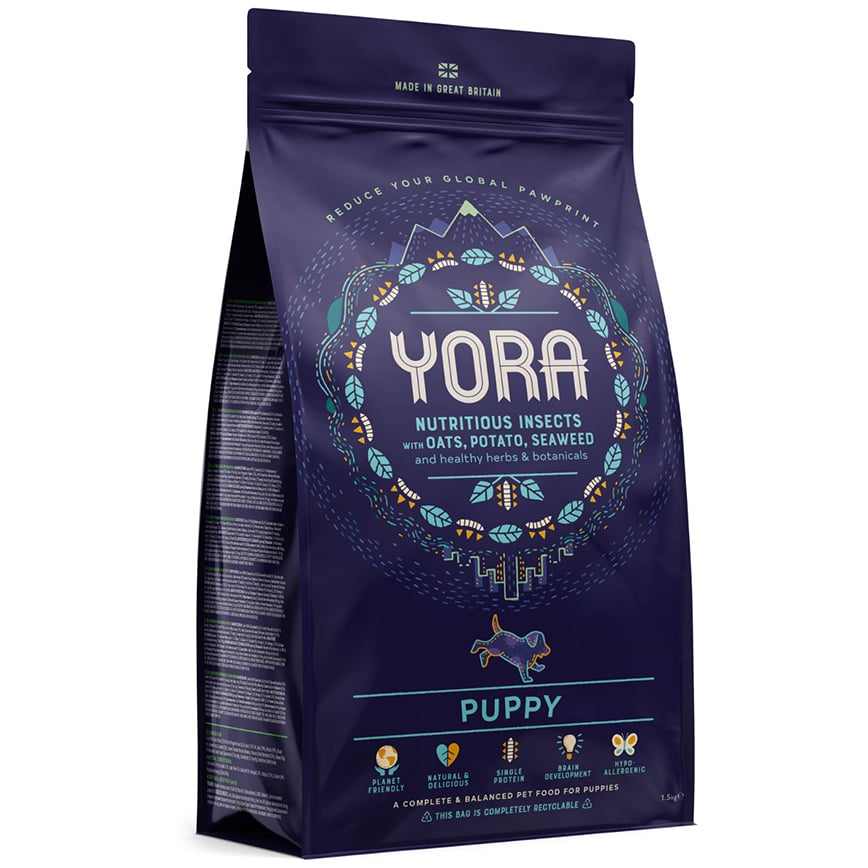 YORA 單一昆蟲蛋白頂級完整配方乾糧 幼犬 1.5kg (P00115)
