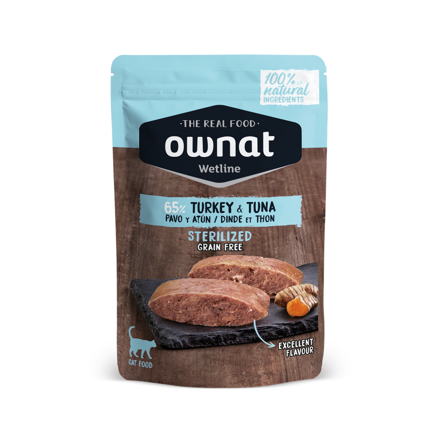 ownat 貓濕糧 放牧雞肉與吞拿魚 85g (57006)