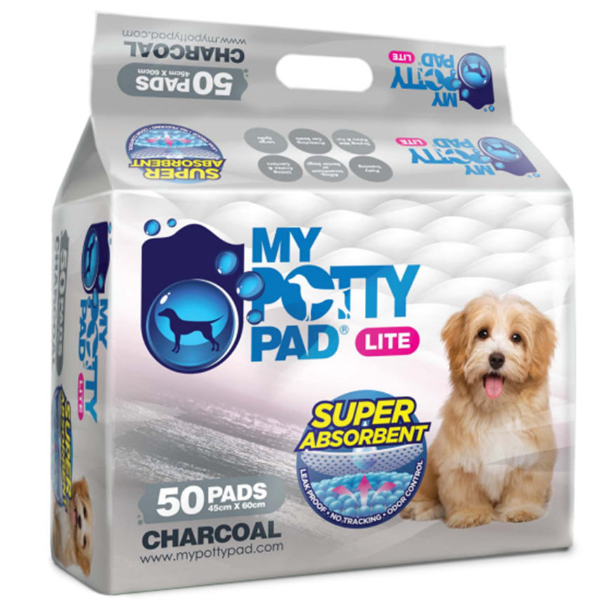 My Potty Pad LITE 殿堂吸活性炭 寵物尿墊 狗尿墊 狗尿片 [45x60 M碼 50PADS] (LMPPC050)