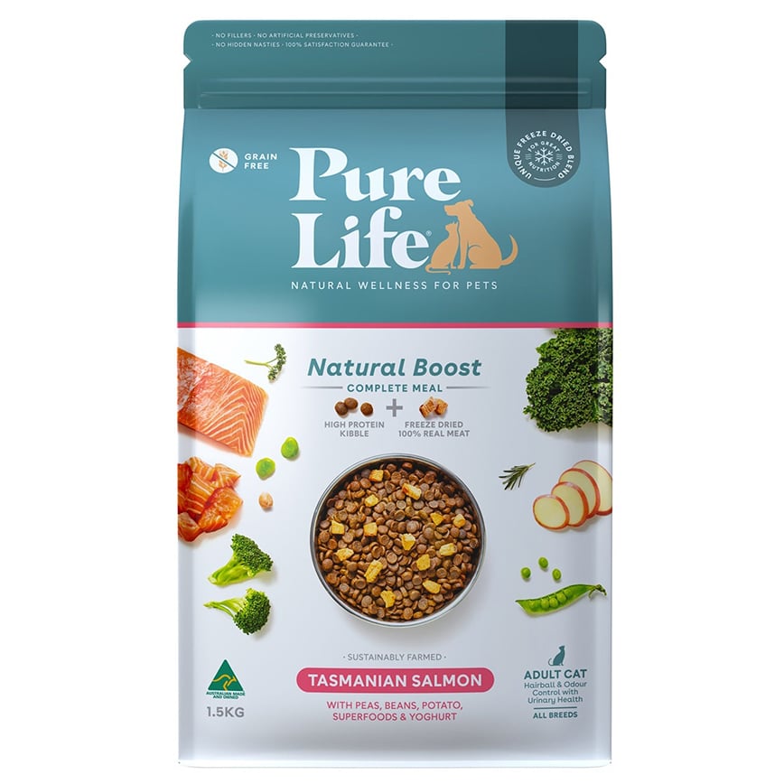 Pure Life 貓糧 成貓 塔斯馬尼亞三文魚 1.5kg (PL-02074)