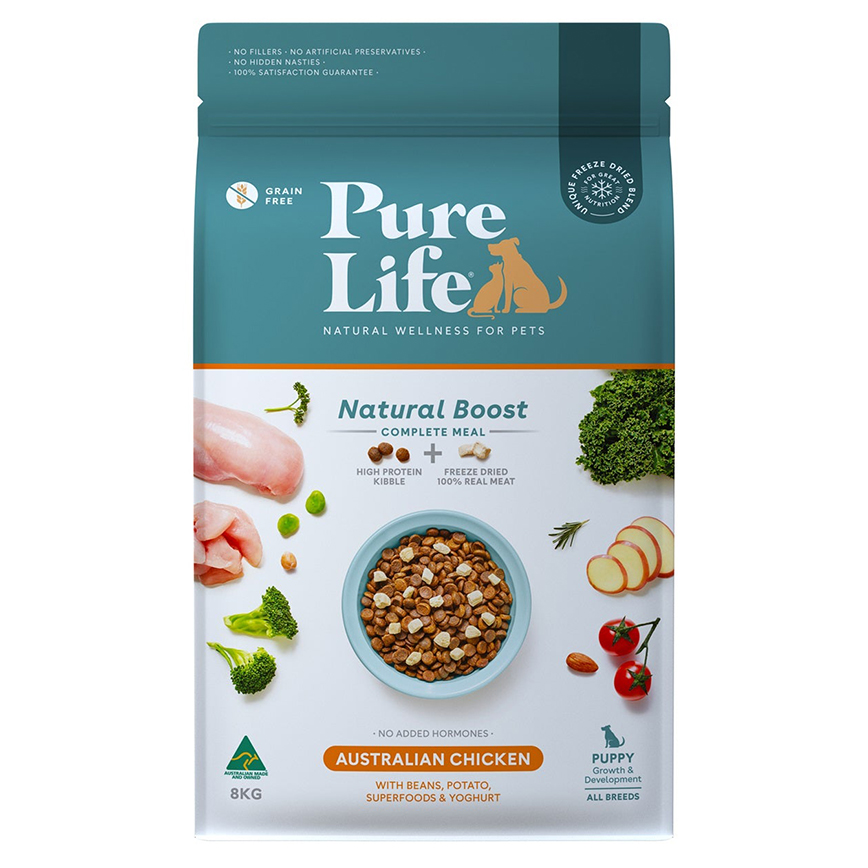 Pure Life 狗糧 幼犬 澳洲雞肉 8kg (PL-02043)