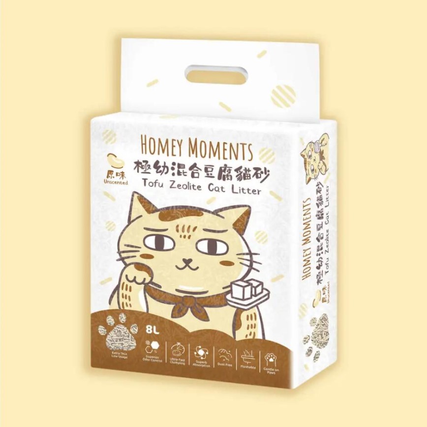Homey Moments 原味極幼混合 豆腐貓砂 8L (TAHMNW08001ZZ) 圖 1