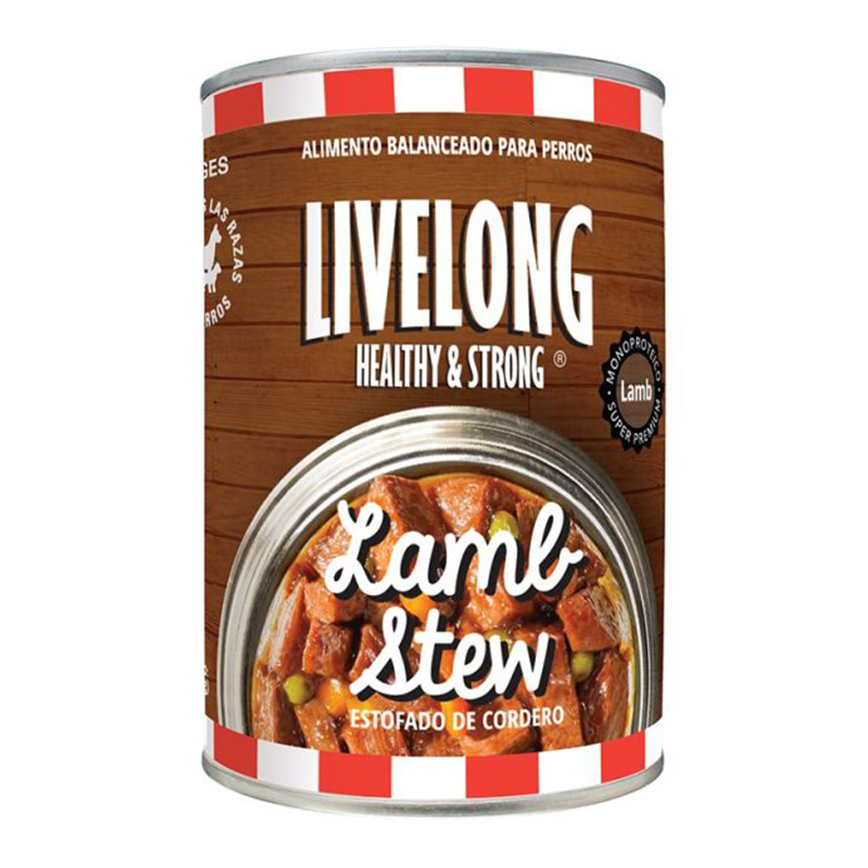 LIVELONG 狗罐頭 工匠系列 燉煮羊肉 340g (30824)