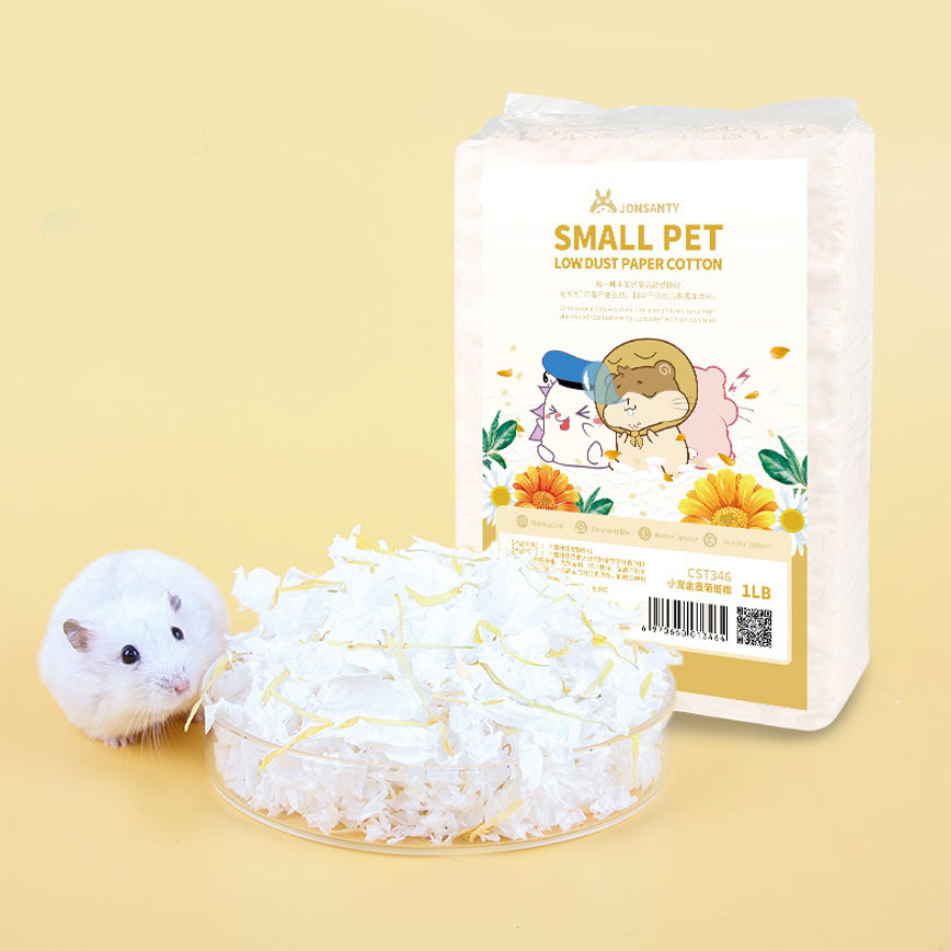 寵尚天 倉鼠兔子龍貓適用 寵物墊料無塵紙棉 金盞菊 1lb (TBS)