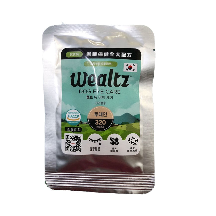 Wealtz 狗糧 全犬配方 全方位護眼保健食譜 試食裝
