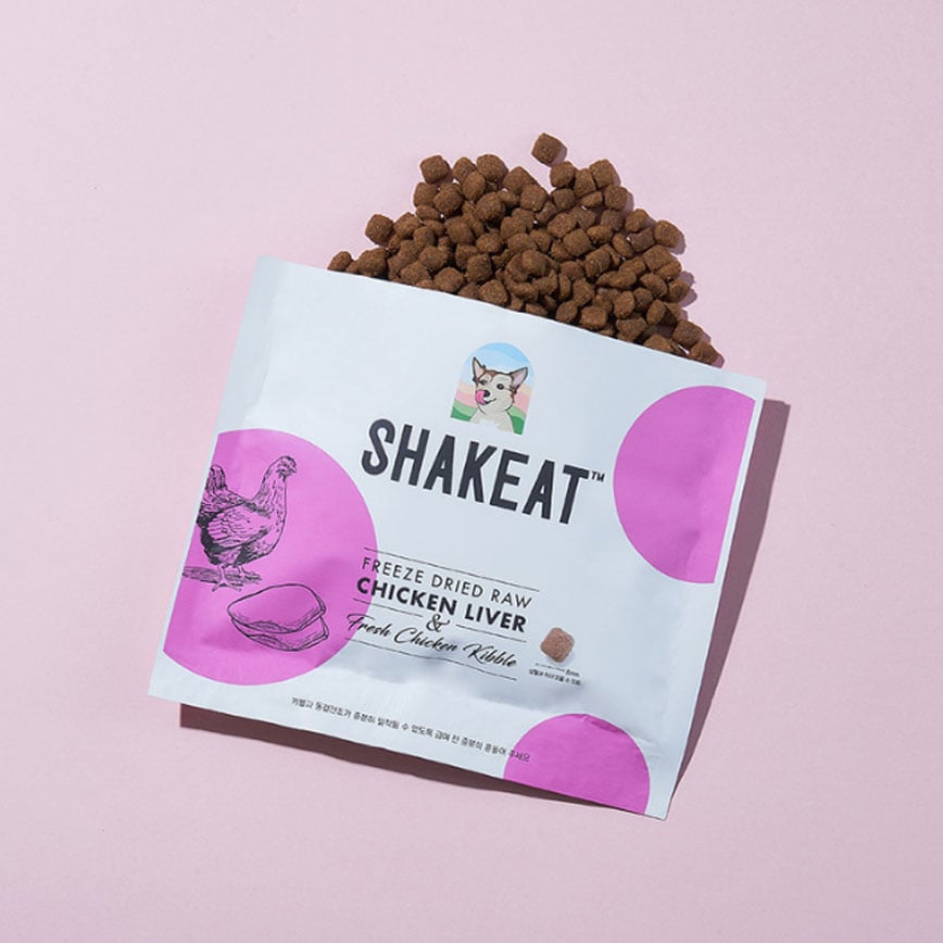 Shakeat 狗糧 凍乾脫水混合狗糧 雞肝 80g 試食裝