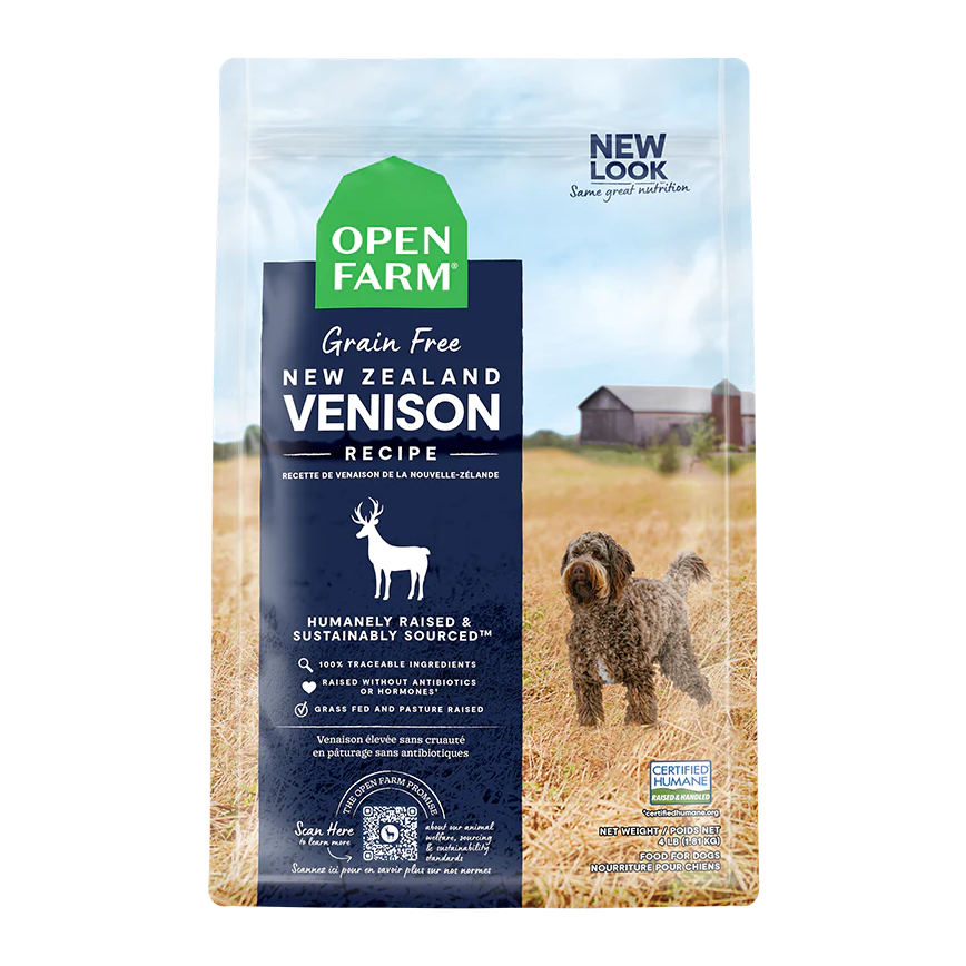 Open Farm 無穀物狗糧 紐西蘭鹿肉 11lb (OFVE-11D) (新舊包裝隨機發貨) 圖 2