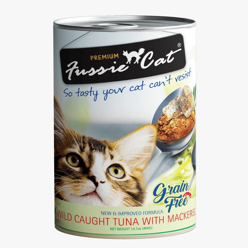 Fussie Cat 無穀野生吞拿鯖魚 400g