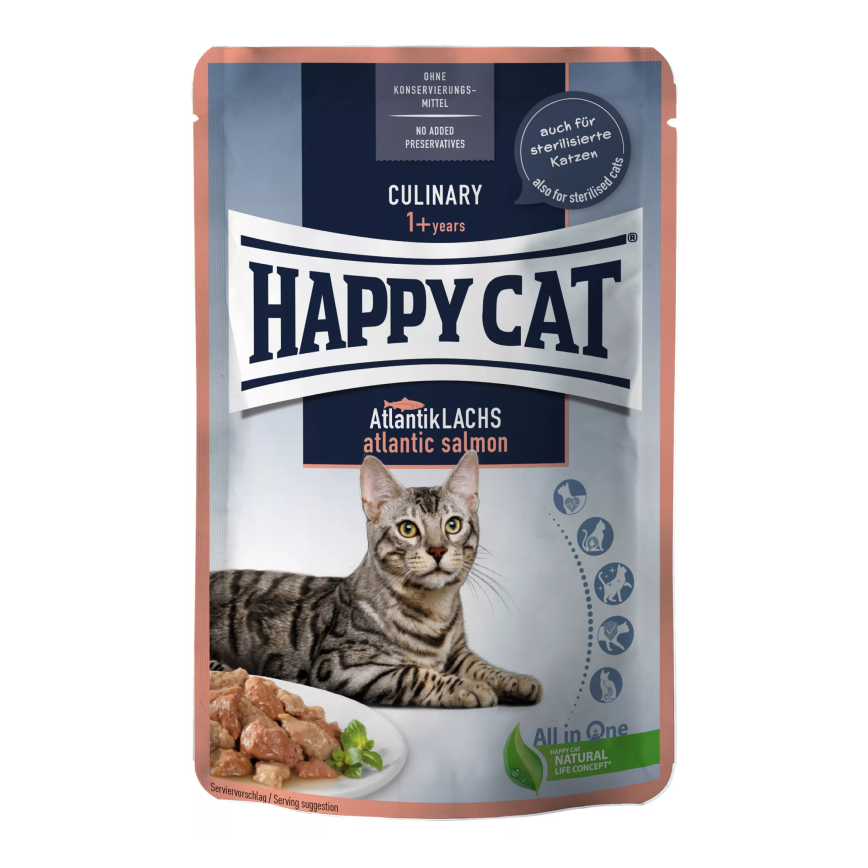 Happy Cat 貓濕糧 三文魚 85g (70618)