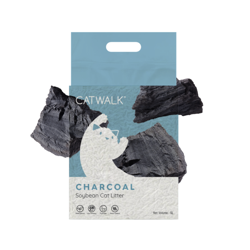 CATWALK 瞬間凝結 豆腐貓砂 活性炭 6L (CW-SC1)