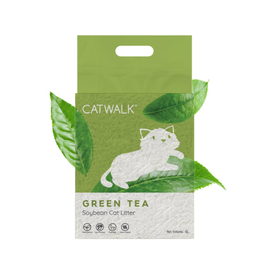 CATWALK 瞬間凝結 豆腐貓砂 綠茶 6L (CW-SG1)