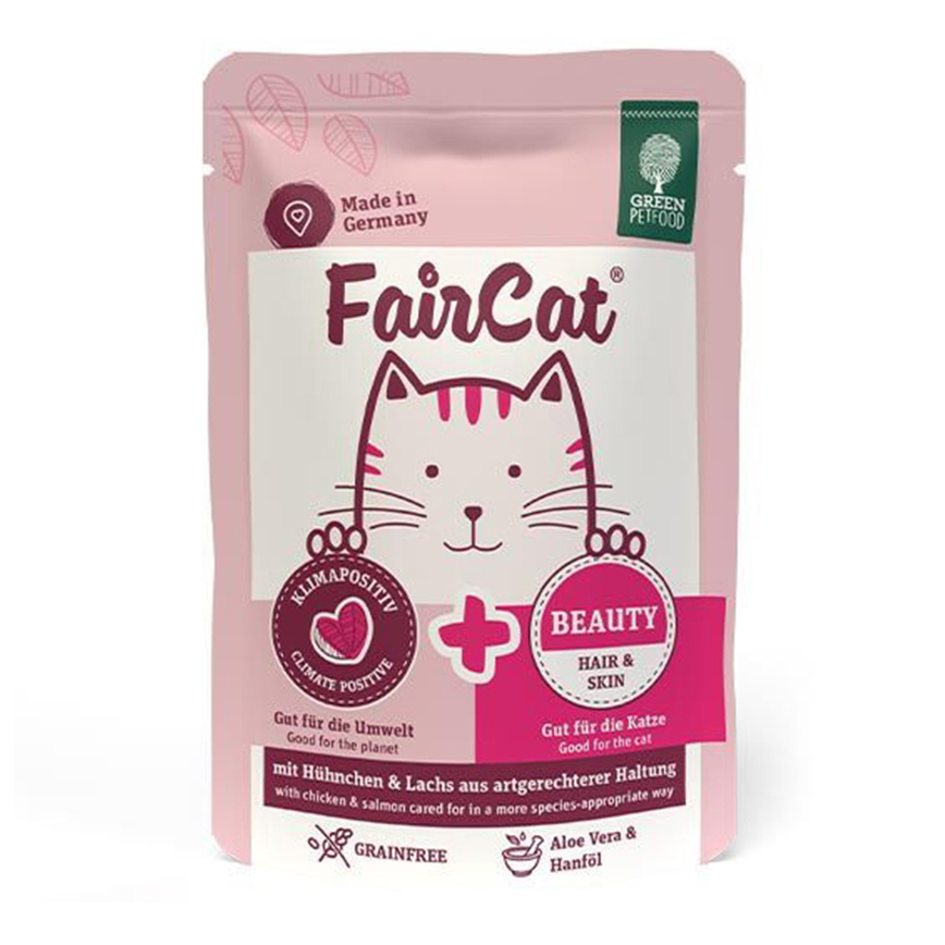 Green Petfood FairCat Beauty 貓主食濕糧 皮膚美毛配方 大麻油+珍貴脂肪酸+蘆薈 85g (GW2316)