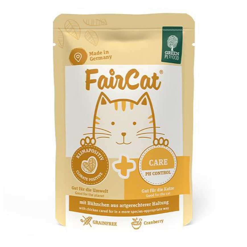 Green Petfood FairCat Care 貓主食濕糧 腎臟泌尿道配方 蛋氨酸+蔓越莓 85g (GW2152) 圖 1