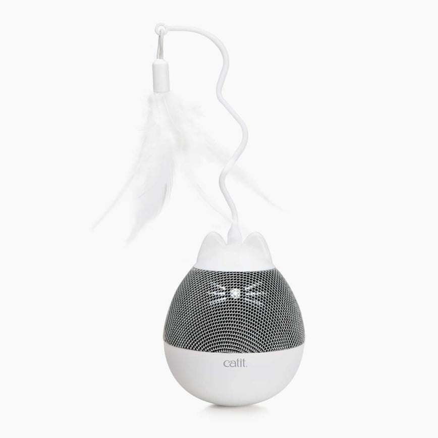 Catit Pixi 貓咪陀螺玩具 (銀色) (43145)