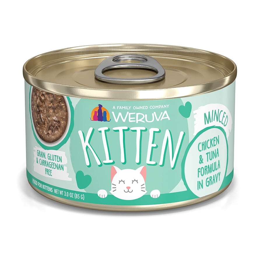 WeRuVa 貓罐頭 主食罐 幼貓雞湯、雞肉、吞拿魚 3oz (003164)