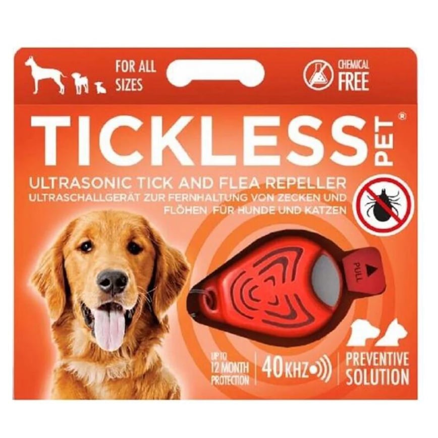 TICKLESS皇蚤寳 電池版 橙色 (貓犬用) (TLP04)