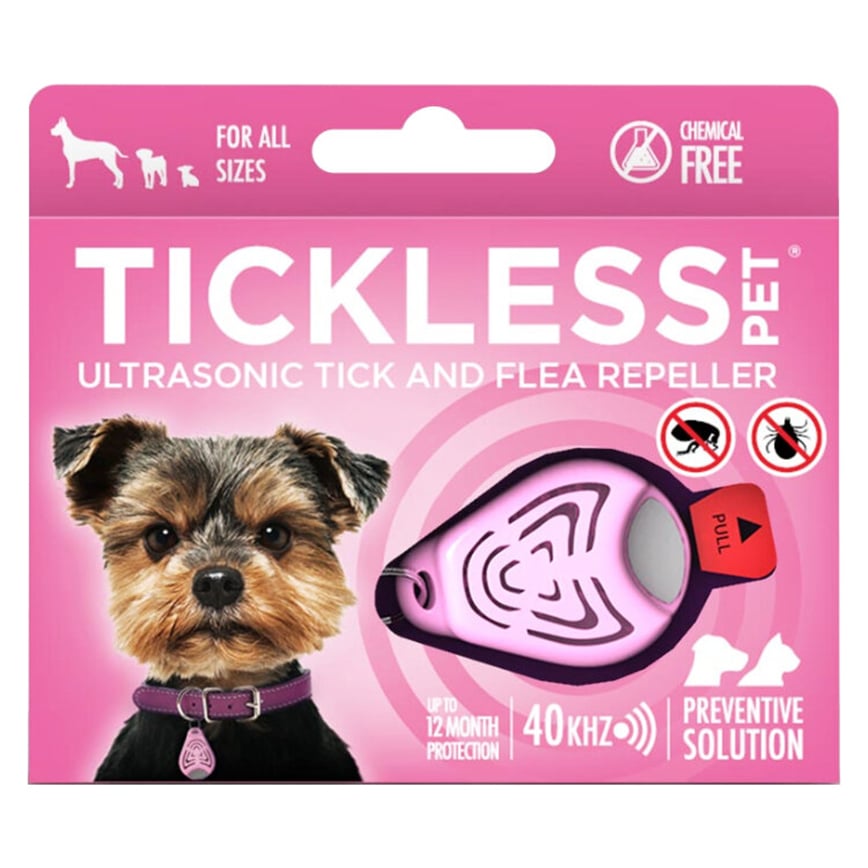 TICKLESS皇蚤寳 電池版 粉紅色 (貓犬用) (TLP03)
