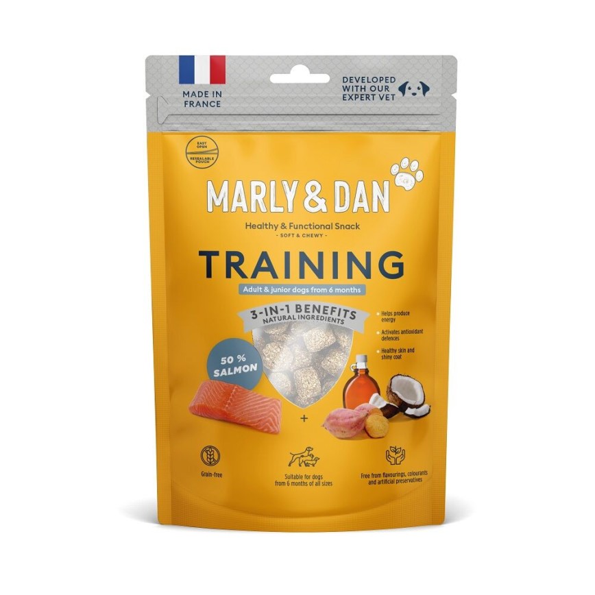 Marly & Dan 狗小食 低溫烘焙三文魚肉粒 行為訓練優化配方 Training 100g (SK0009EIN) (TBS)